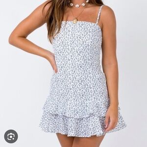 Princess Polly Geni Mini Dress White